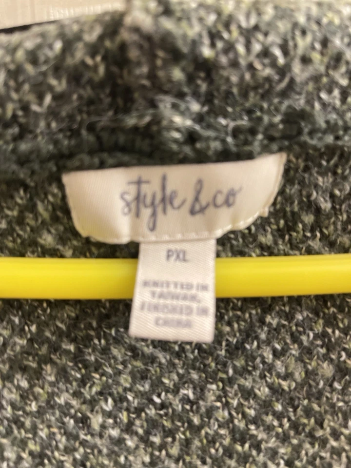 Style & Co. Cárdigan con capucha Camouflage Petite XL Foto 4 de 4