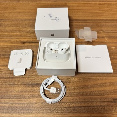 Apple AirPods Pro 2nd Generation with MagSafe Wireless Charging Case - White