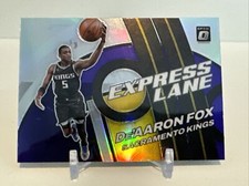 2021-22 Panini Donruss Optic - Express Lane Purple Prizm #10 De'Aaron Fox