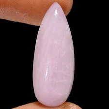 Natural Pink Kunzite Pear Shape Cabochon Loose Gemstone 17 Ct 26X10X6mm EE-44995