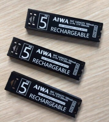 PB-S5 Rechargeable GumStick Battery for Walkman Aiwa PX540&550
