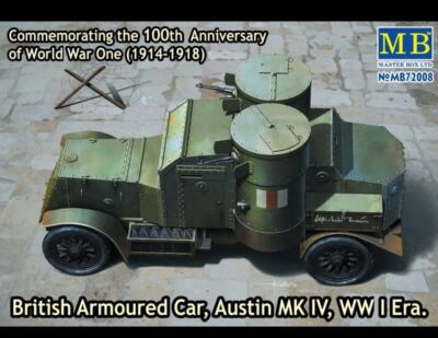 Master Box MB72008 - 1/72 Austin Mk.Iv British Armored Car,1914-18 - Neu