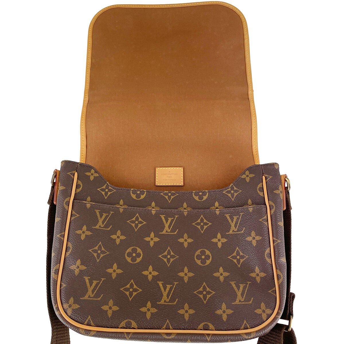 LOUIS VUITTON 　ボディバック Louis Vuitton Monogram Messenger Bosphore PM Leather Brown Cross