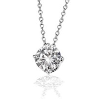 Goldmaid Collier Halskette 925Er Sterlingsilber Zirkonia Weiß Ankerkette Neu