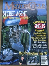 The Classic Motorcycle Magazine - November 1998 - Ariel Scrambler, Enfield Bulle