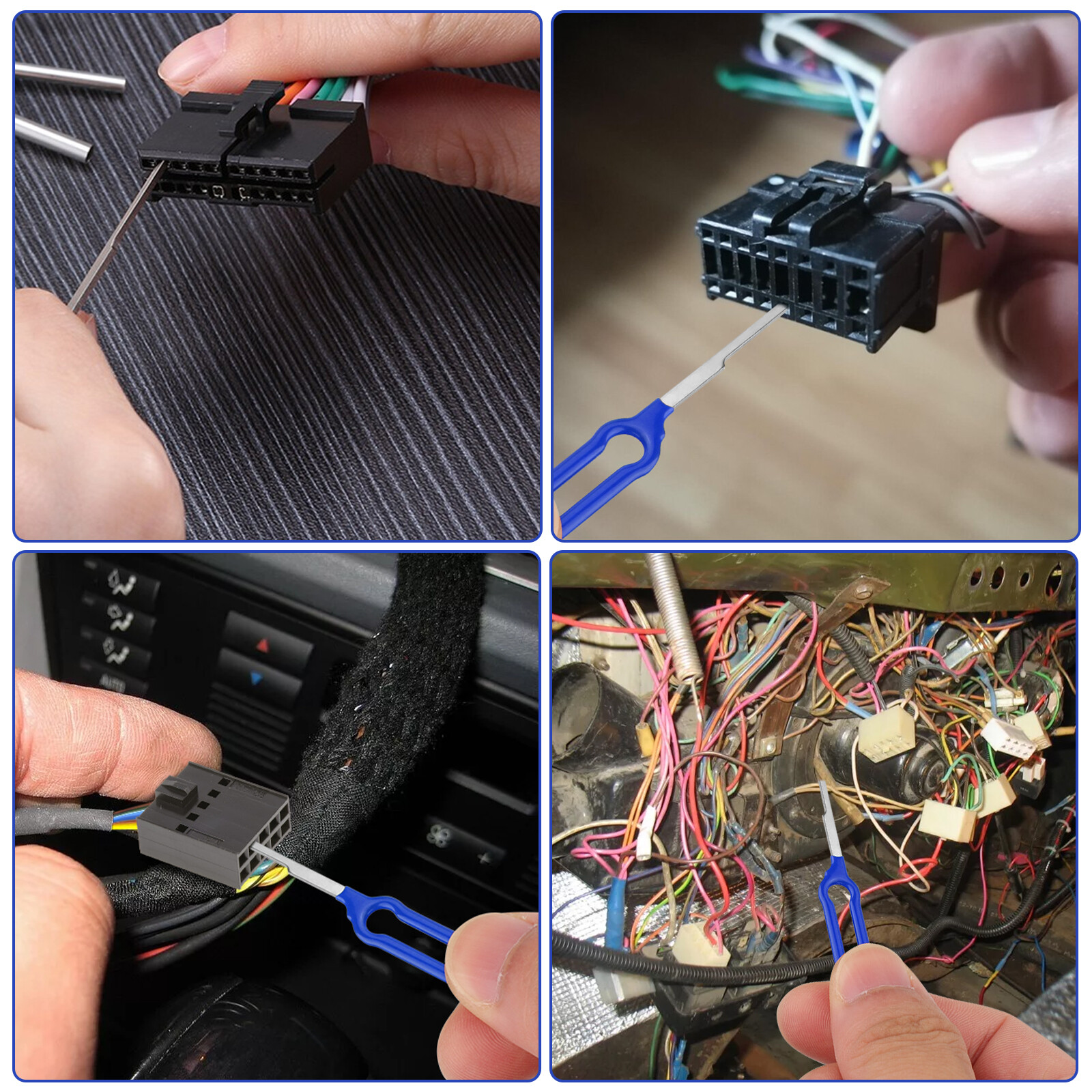 8PCS CAR TERMINAL Removal Tool Wiring Connector Pin Release Extractor - Foto 2