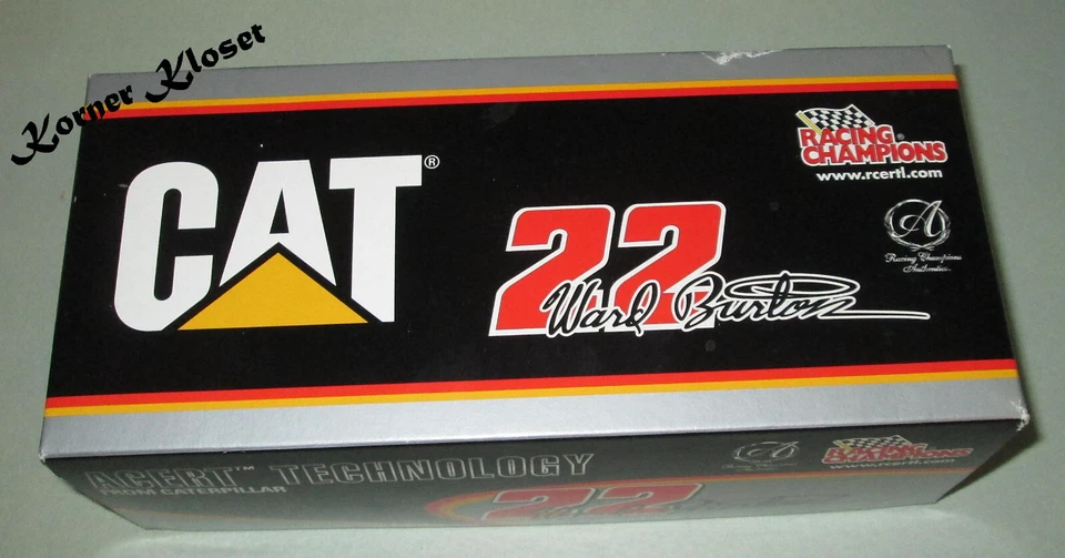 Ward Burton #22 2003 Dodge Intrepid - CAT Sponsered NASCAR 1:24 Diecast NIB - Image 2 of 4