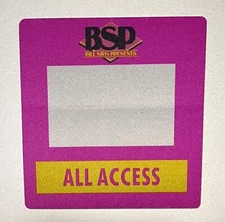 Vintage Bill Silva Presents Satin Backstage All Access Pass 