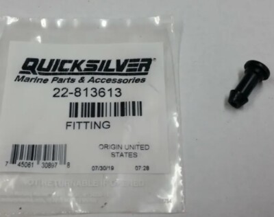 Mercury 813613 OEM Outboard Tell Tale Outlet Nipple, Fitting  Part
