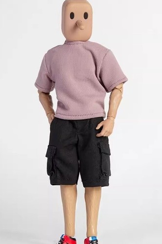 Pantalones cortos de carga masculinos escala 1/12 para accesorios corporales Action Firgure de 6"" - Imagen 12 de 16