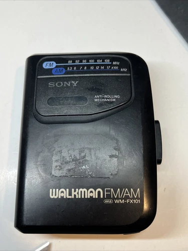 Vintage Sony WM-FX101 FM/AM Cassette Walkman For Parts & Repair, Does Not Work