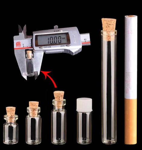 10mm Cork Stopper Glass Vial Jars Test Tube Containers Bottle Drift Bottle DIY