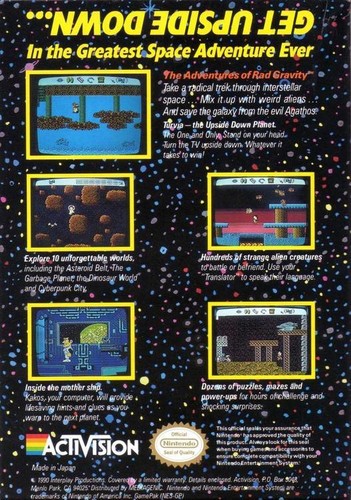 The Adventures of Rad Gravity (usagé) - Picture 2 of 2