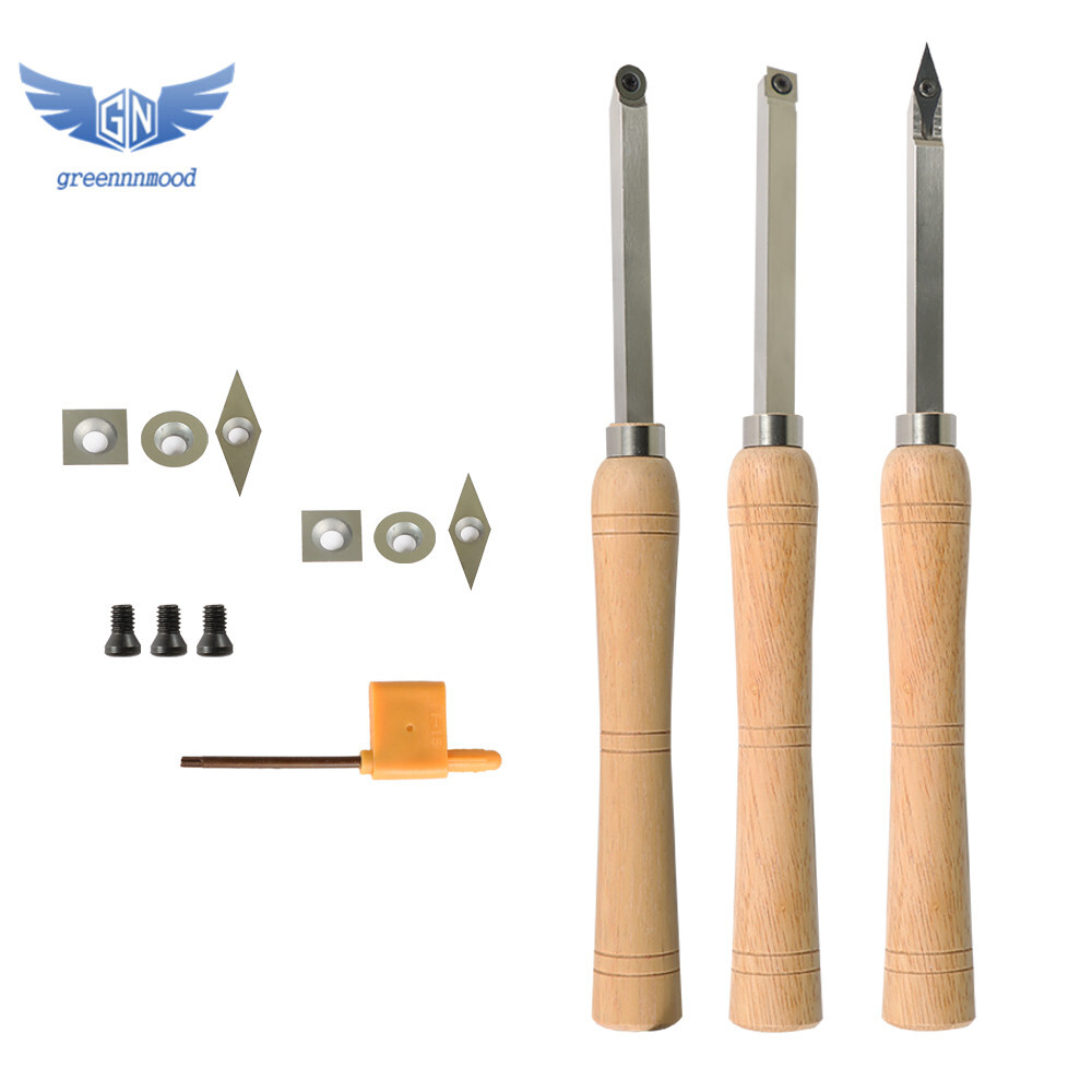 Woodturning Tool Mini Size 3PCS With Comfort Grip Handles For Turning Pens