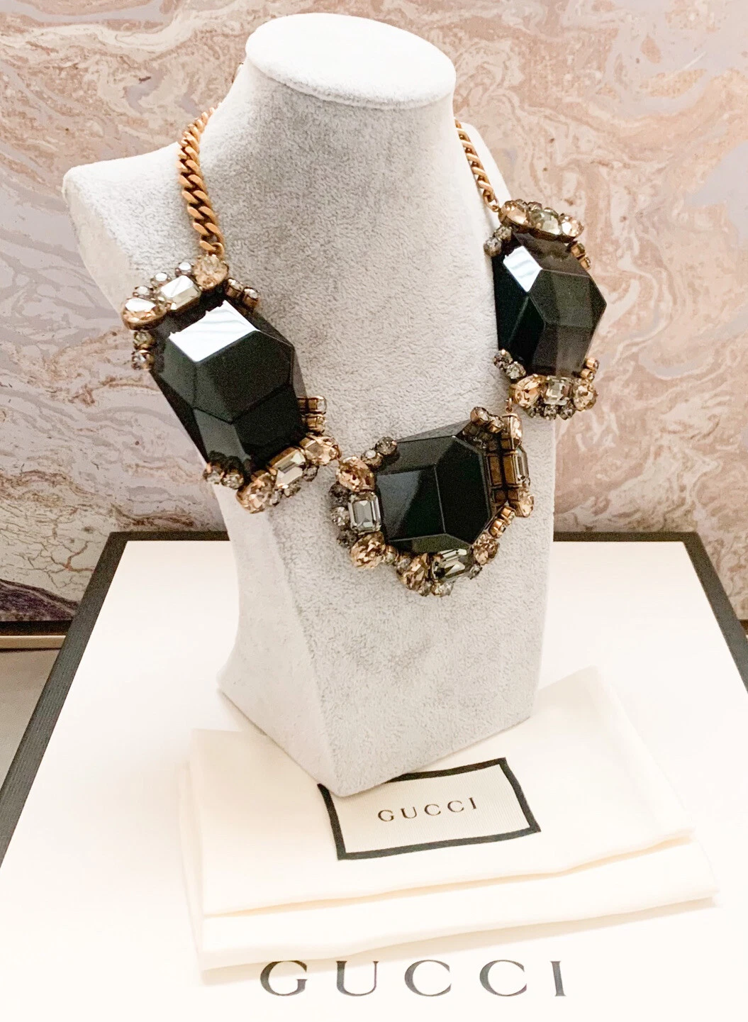 Collier collier en cristal résine Gucci embelli