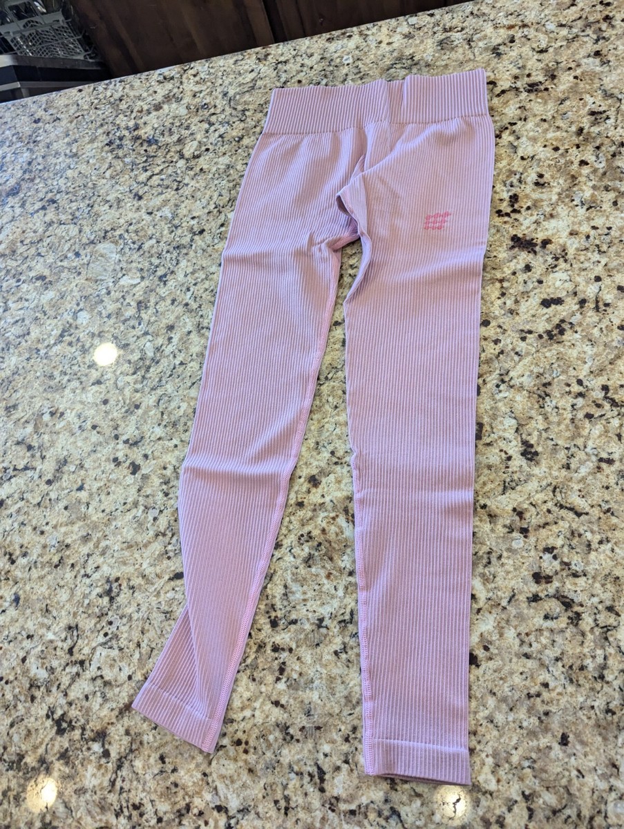 Jed North Apparel Womens Ribbed Legging Pink size XS/S