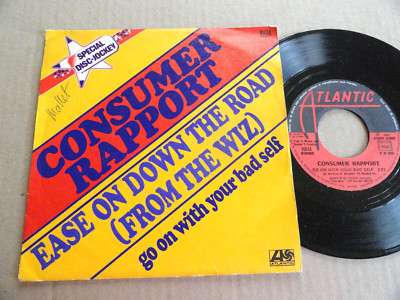DISC 45T CONSUMER RAPPORT '' EASE ON DOWN THE ROAD ''