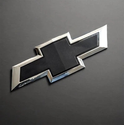 2019-2021 Chevrolet Silverado 1500 Bowtie Front Grille Emblem Badge chrome black - Bild 1 von 4