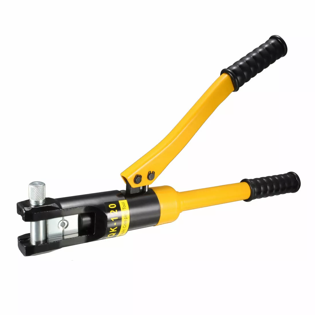 Hydraulic lug crimping tool outlet