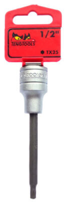TENG TOOLS M122225T-C Mit 12 Drive 117440206 Bohreinsatz Lang Torx TX25
