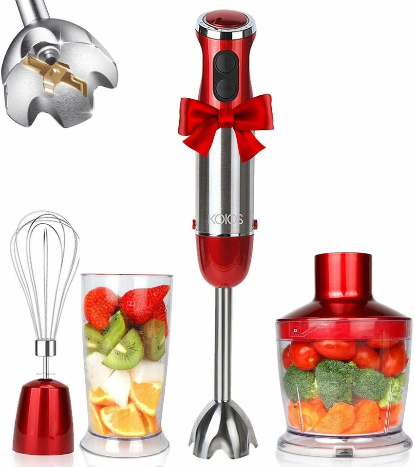 KOIOS Powerful 500W 4-in-1 Hand Immersion Blender Set s 304 Stainless - Image 4 of 4