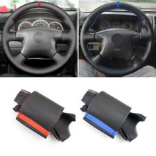 Handnähte Lenkrad Leder Lenkradbezug für Nissan Almera N16 X-Trail T30 Terrano 2