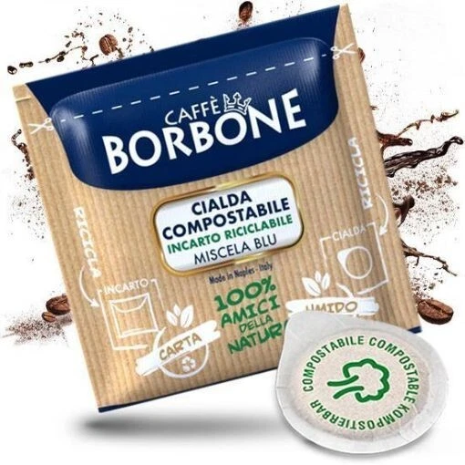CAFFÈ BORBONE 600+60 CIALDE OMAGGIO CAFFE' BORBONE MISCELA BLU CIALDE SPEDIZIONE GRATIS
