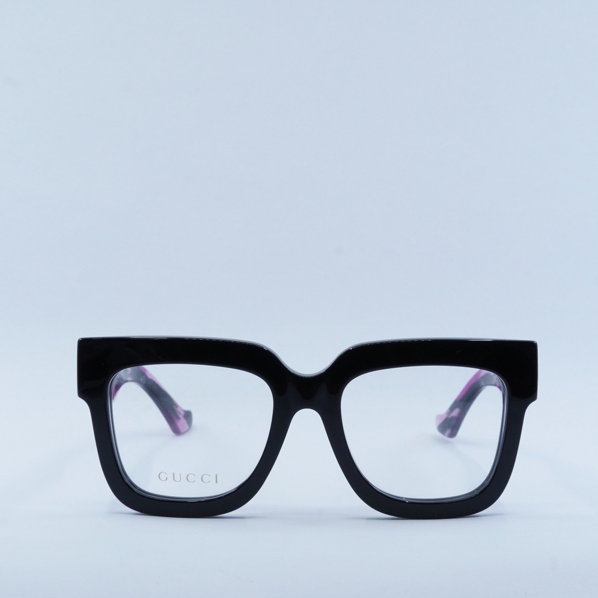 NEW Gucci GG1549O Black Pink Glitter Eyeglasses Frames Gucci GG1549O 003 Eyeglasses Women main image 3