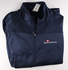 New with Tags Disney Cruise Line Blue Full Zip Pullover Large