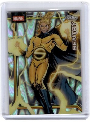 2026 Topps Chrome Marvel Comics #149 Sentry RayWave Refractor