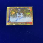 KHAMAN MALUACH 2025-26 TOPPS CHROME SAPPHIRE ROOKIE AUTO GOLD REFRACTOR RC 41/50