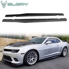 FitS 10-15 Chevrolet Camaro Side Skirts IKON Style 2PC Extension Rocker Panel PP