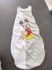 Disney baby Gigoteuse bébé blanche motif Mickey, gris rouge jaune