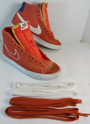 Nike Blazer Mid '77 'First Use Orange' Skate Sneaker Shoes Mens 7 US Wmns 8.5 US