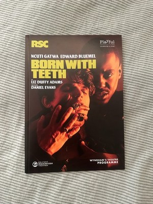 Born With Teeth RSC West End Theatre programme 2025 Ncutiu Gatwa Edward Bluemel