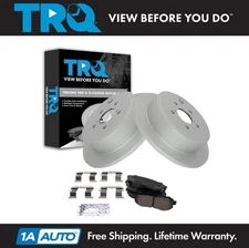 TRQ Rear Brake Pad & Rotor Kit Fits 2013-2015 Subaru BRZ 2010-2014 Legacy