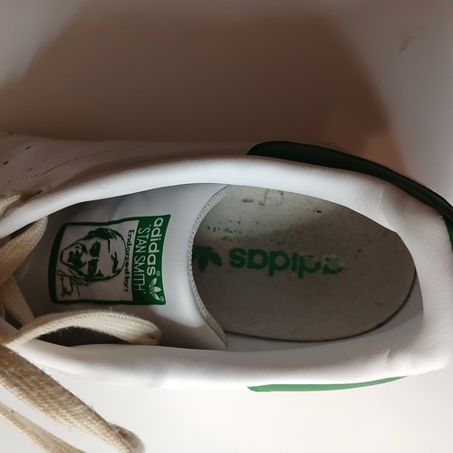 Adidas Stan Smith Sneakers Bianco Verde - Uomo Taglia 12,5 Tennis Classico - Foto 13 di 24