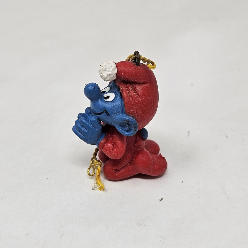 Pitufo Rezando 51910 Adorno de Navidad Pitufos Figura De Colección Raro Foto 4 de 4