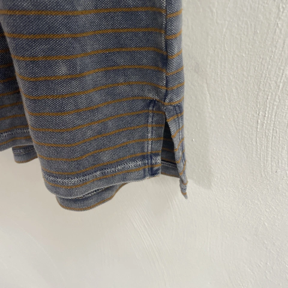 RVCA 衬衫裙 M 铜蓝色条纹  — 第 4/4 张图片