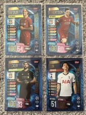 Topps Match Attax 2019/20 UEFA Champions League 100 Club x4 Cards