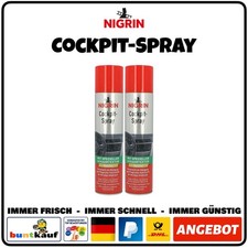 2 x NIGRIN Cockpit-Spray Vanille 400ml