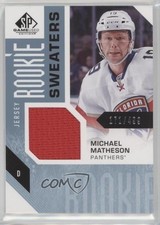 2016-17 SP Game Used Rookie Sweaters 171/499 Michael Matheson #RS-MI 0bd4