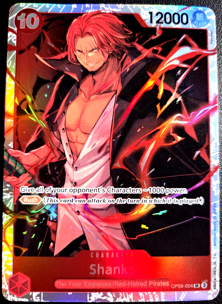 shanks one piece tcg price [ONE PIECE CARD GAME/[OP-01] ROMANCE DAWN]Shanks OP01-120 SEC Foil - [OP-01] ROMANCE DAWN [SECRET RARE] [Near Mint]