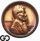 1934-D Lincoln Cent Wheat Penny, Beautiful