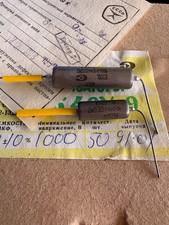 Vintage PIO Capacitor set: 0.022 / 0.033 uF K40Y-9 for Fender / Gibson