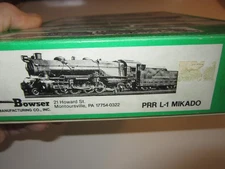VINTAGE BOWSER HO-SCALE STEAM LOCOMOTIVE "PRR" L-1 "MIKADO" ASSEMBLED SEE PICS