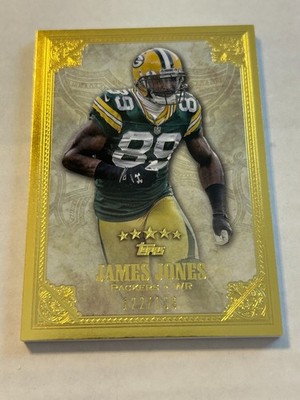 2012 Topps Five Star #103 James Jones 122/139 Gold Foil Packers SP 
