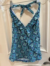Assets by Sara Blakely Glamour Ruffle Tankini Top SwimSize  S