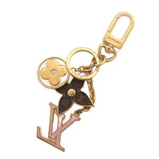 Louis Vuitton Porte Cle Spring Street Keyring Bag Charm Gold Flower