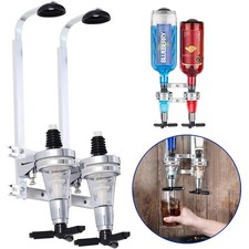 Flaschenhalter Wand Getr&auml;nkespender,Doppelkopf Dispenser Flaschenhalter F&uuml;r Bar